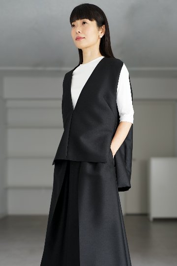Giselle Silk Wool Blackの画像