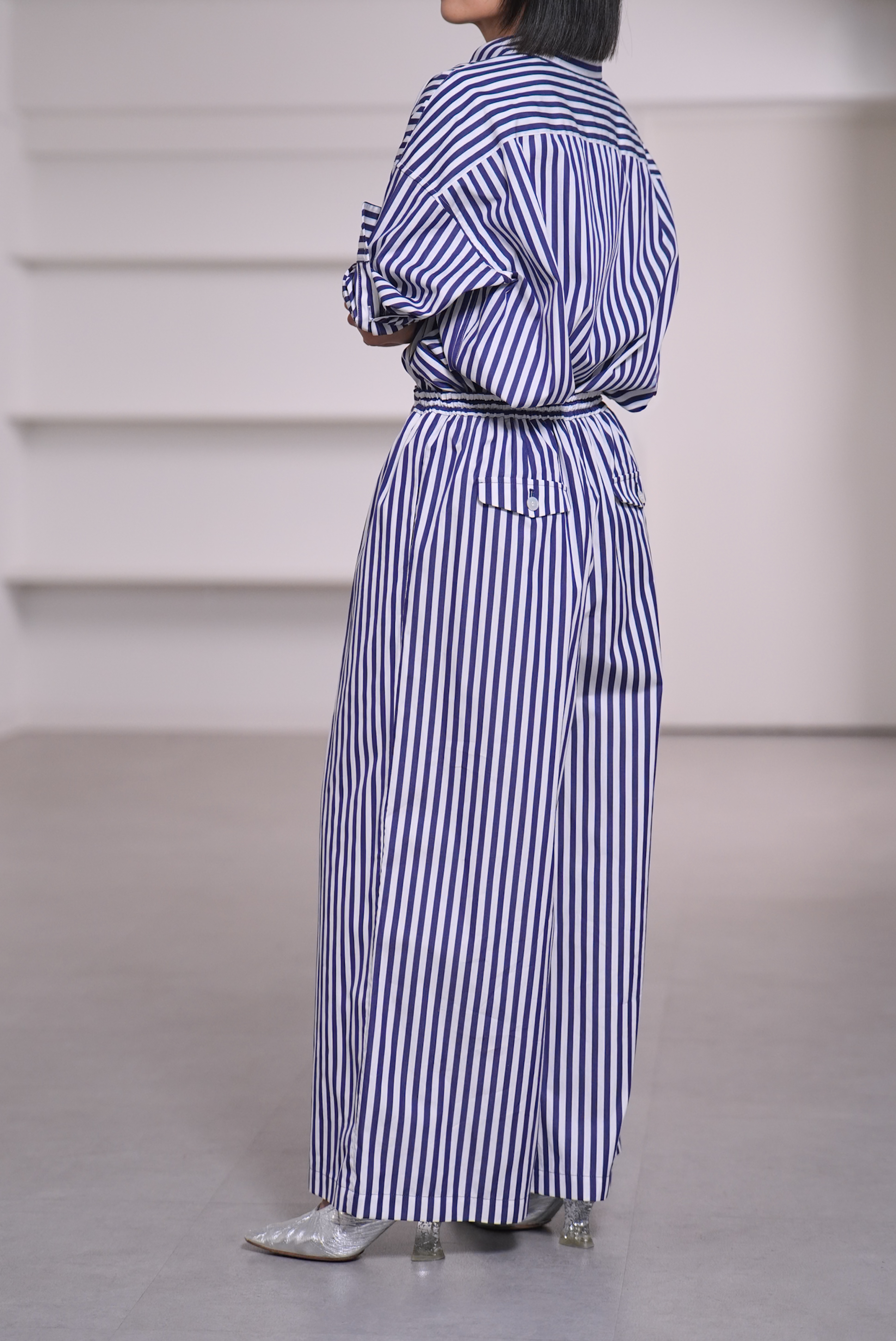 Rowan Stripe White/Navyの画像