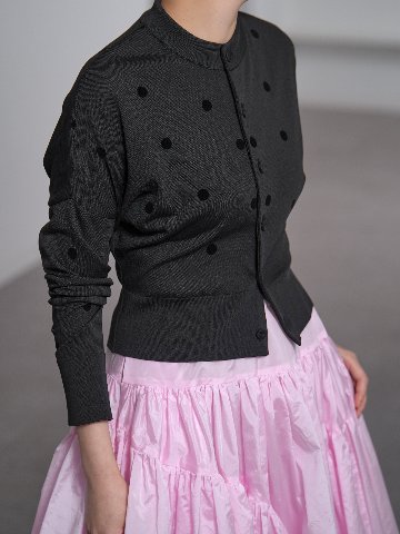 Demi Sheer Dot Black/Blackの画像