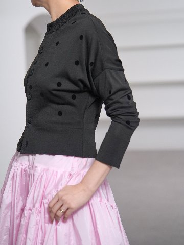 Demi Sheer Dot Black/Blackの画像