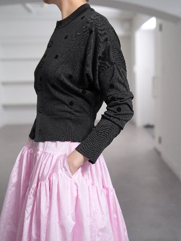 Demi Sheer Dot Black/Blackの画像