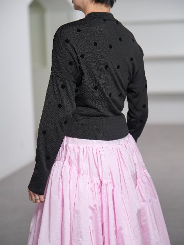 Demi Sheer Dot Black/Blackの画像