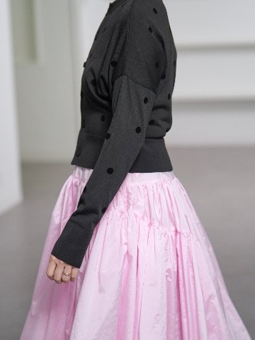 Demi Sheer Dot Black/Blackの画像