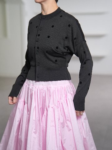 Demi Sheer Dot Black/Blackの画像