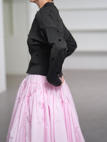 Demi Sheer Dot Black/Blackの画像