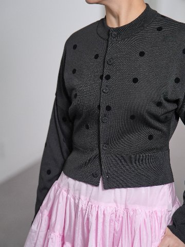 Demi Sheer Dot Black/Blackの画像