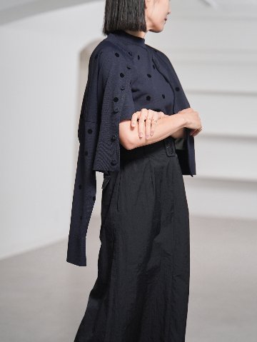 Darcy Sheer Dot Navy/Blackの画像