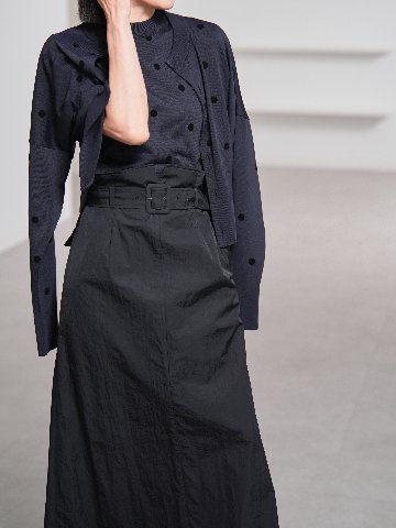 Darcy Sheer Dot Navy/Blackの画像