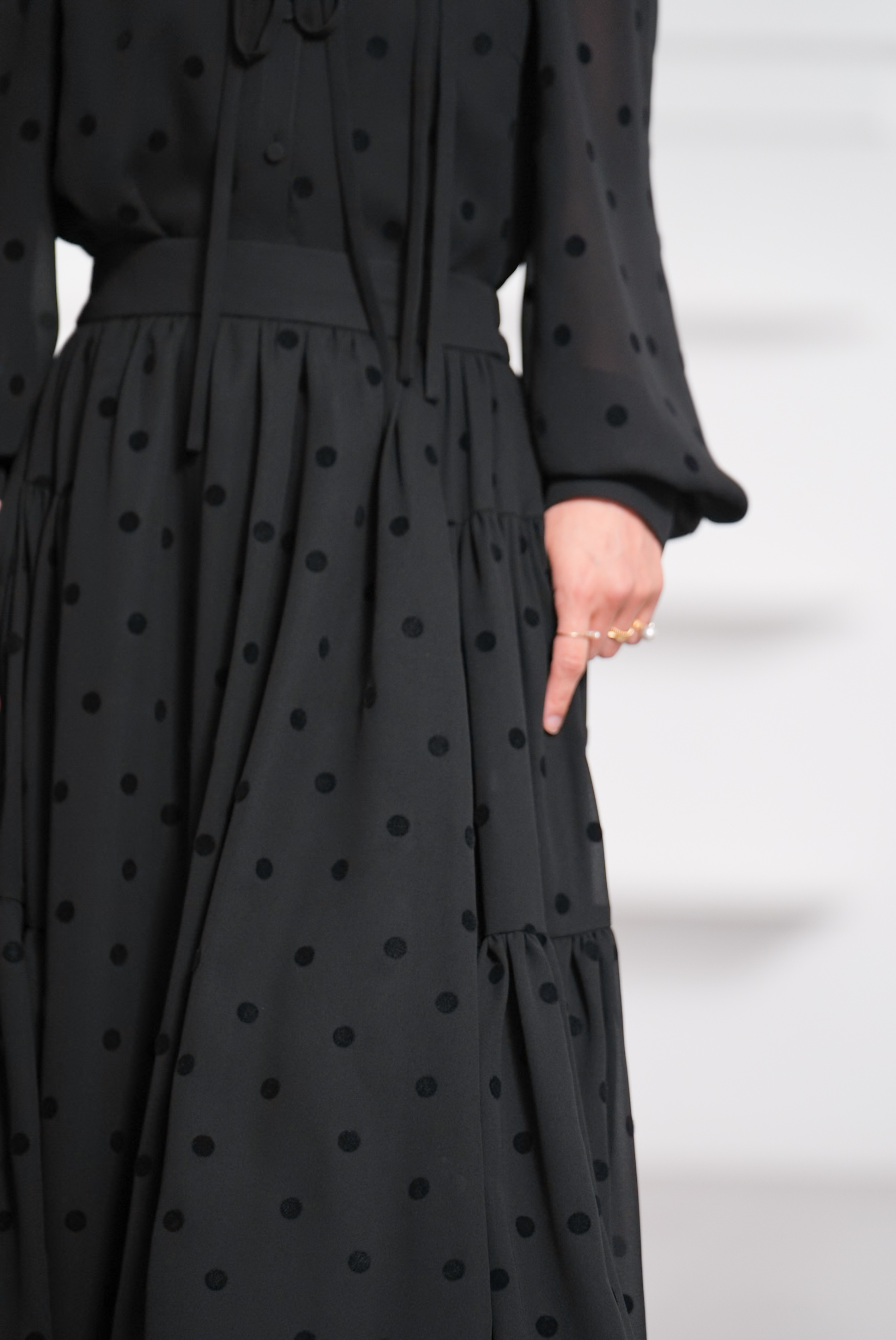 Michelle Mink Dot Blackの画像