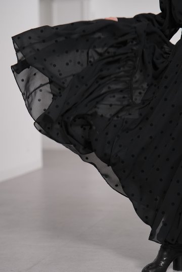 Michelle Mink Dot Blackの画像
