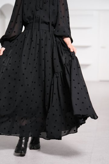Michelle Mink Dot Blackの画像