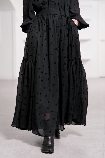 Michelle Mink Dot Blackの画像
