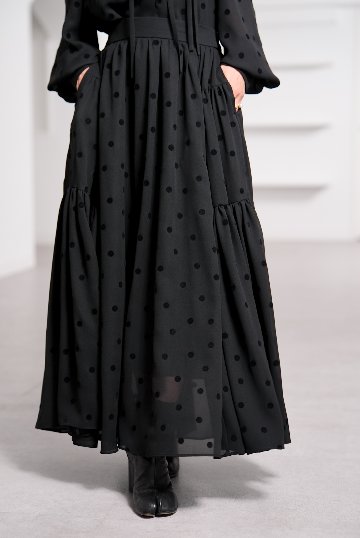 Michelle Mink Dot Blackの画像