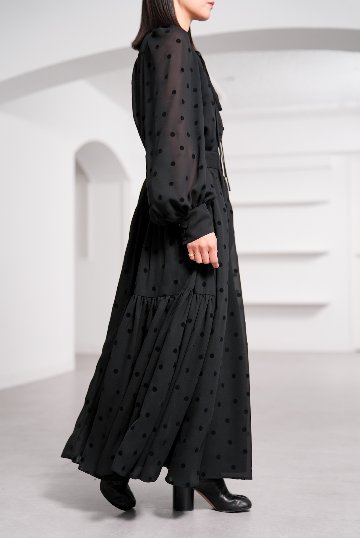 Michelle Mink Dot Blackの画像