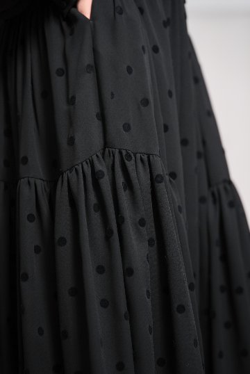 Michelle Mink Dot Blackの画像