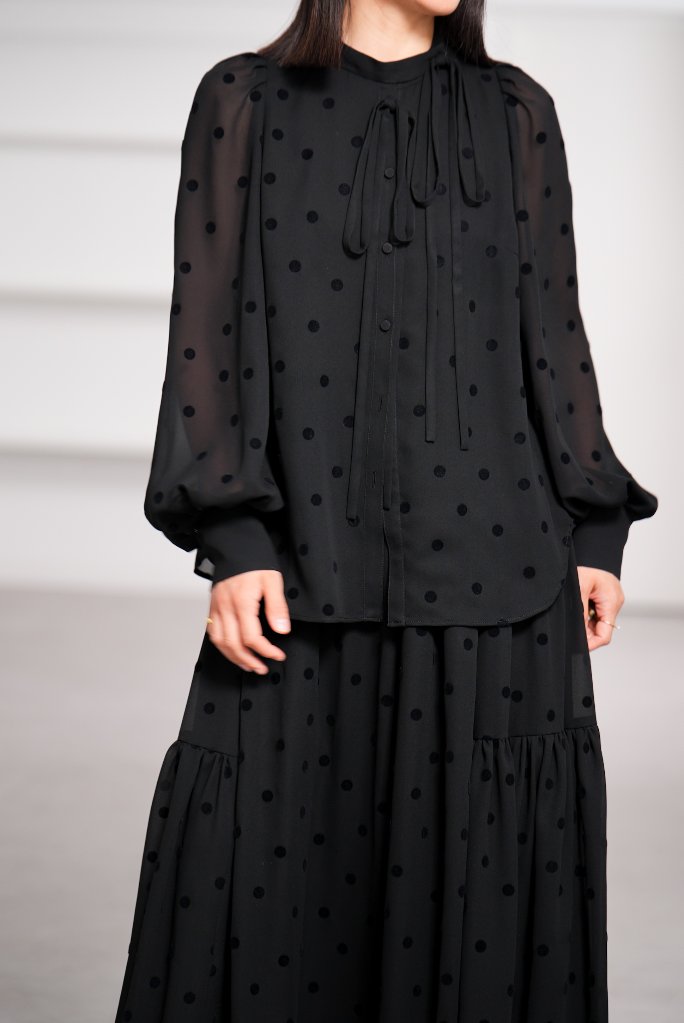 Rosie Mink Dot Blackの画像