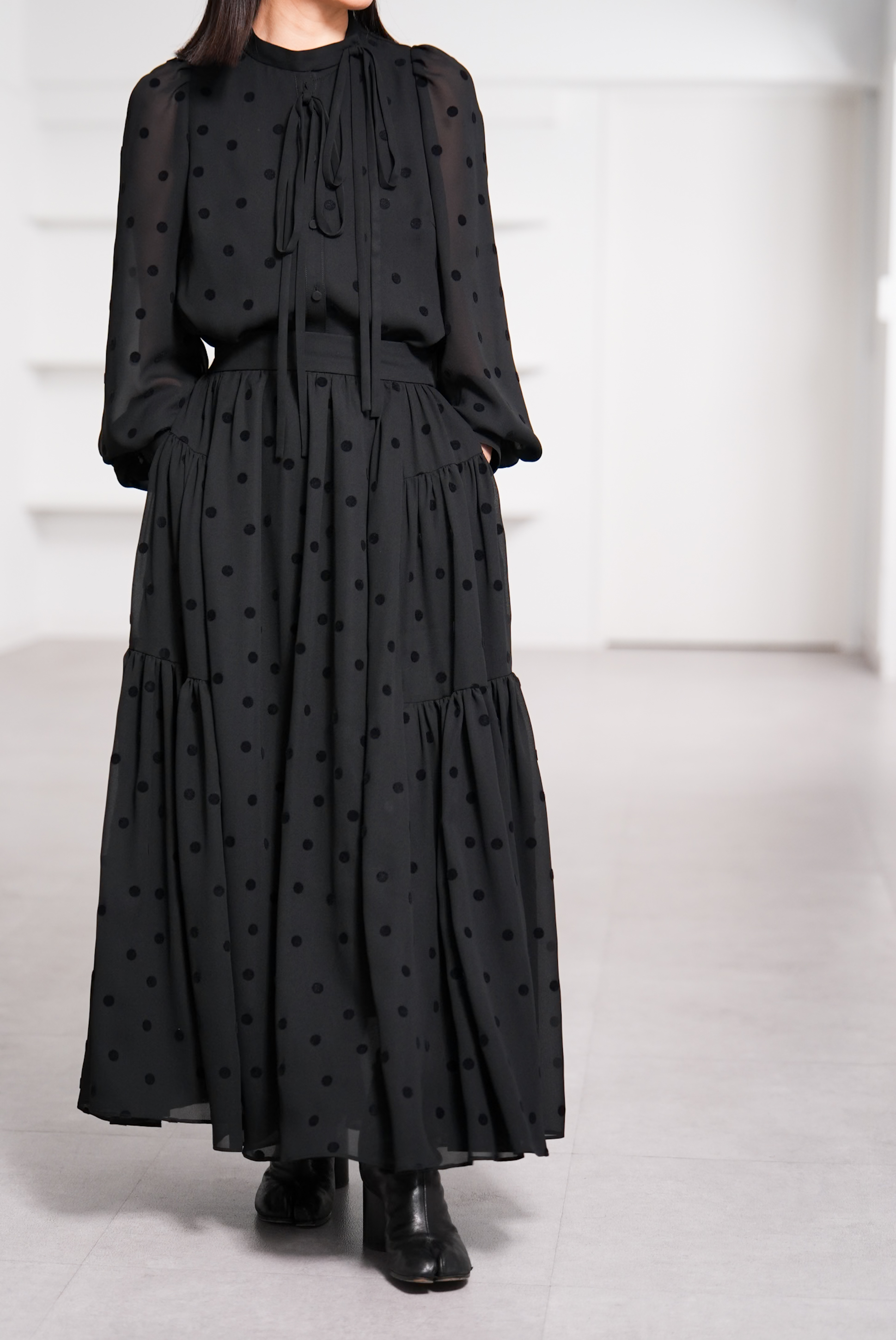 Rosie Mink Dot Blackの画像