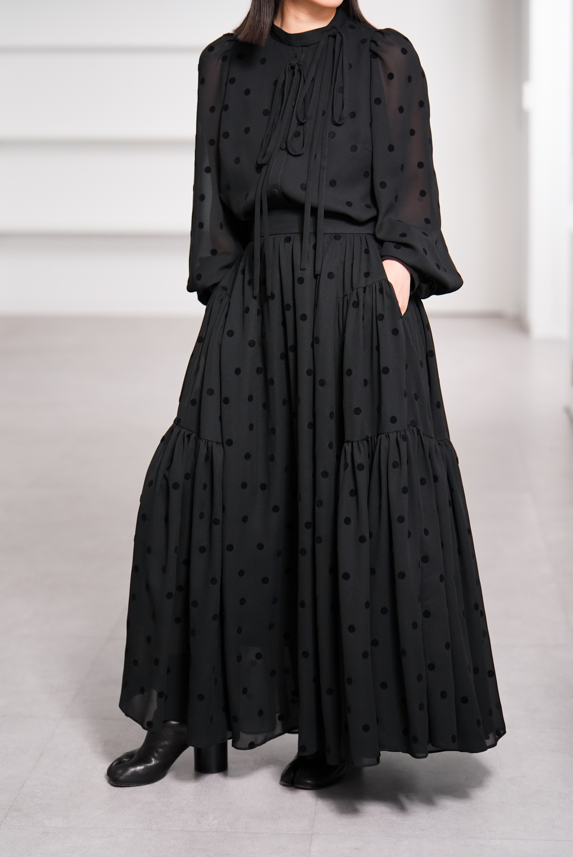 Rosie Mink Dot Blackの画像