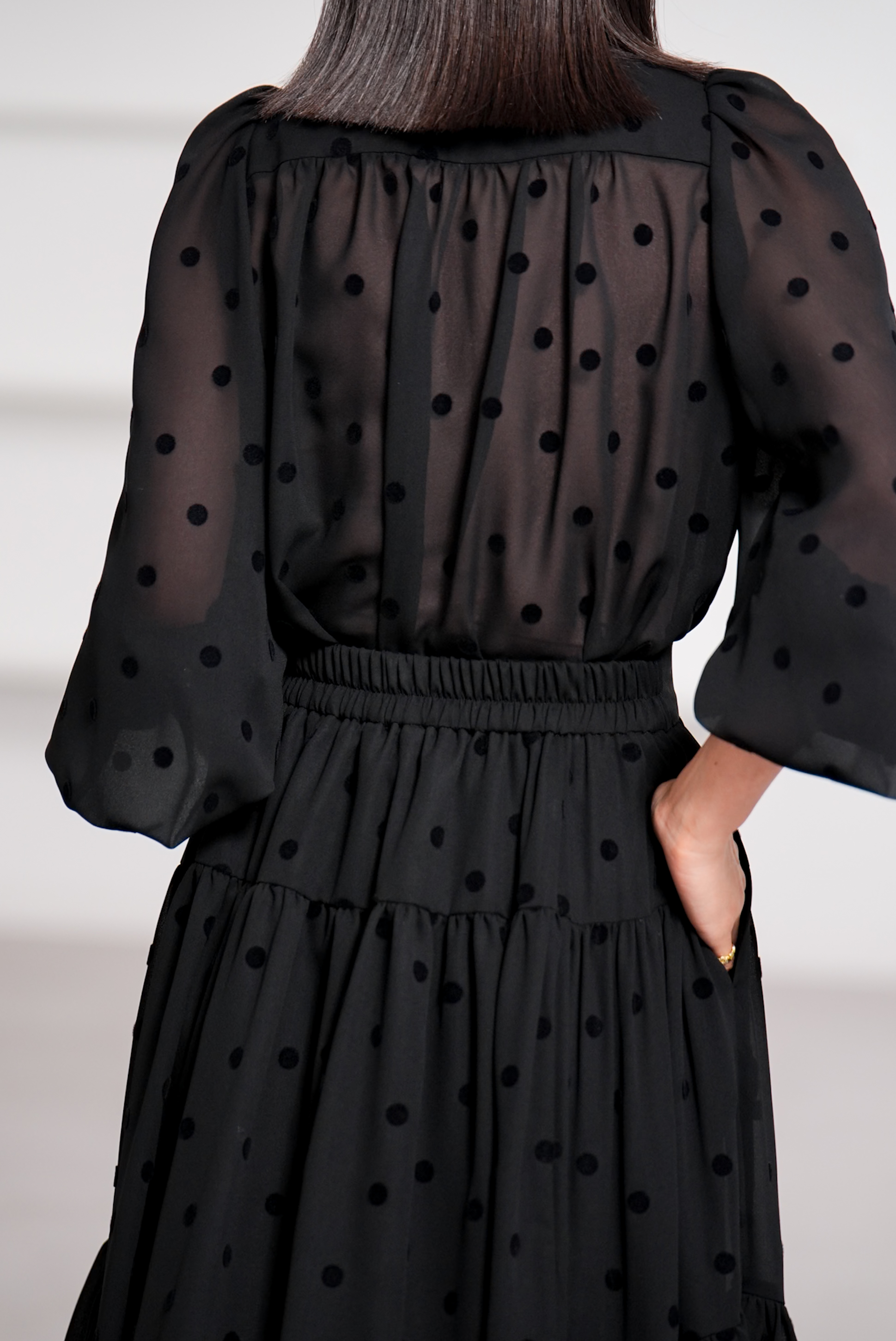 Rosie Mink Dot Blackの画像