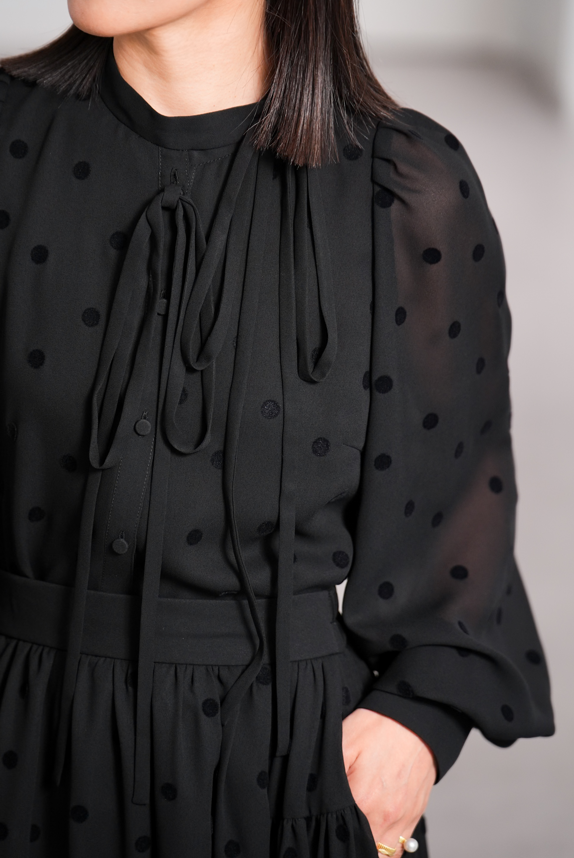 Rosie Mink Dot Blackの画像
