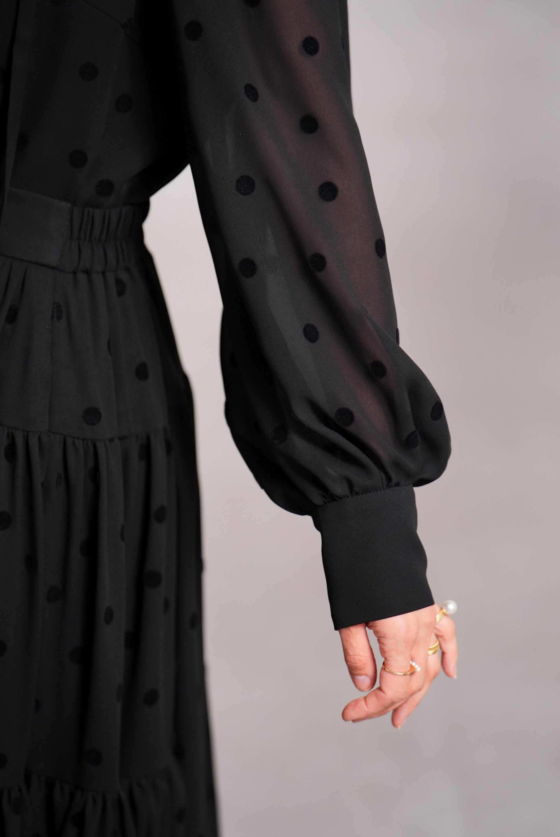 Rosie Mink Dot Blackの画像