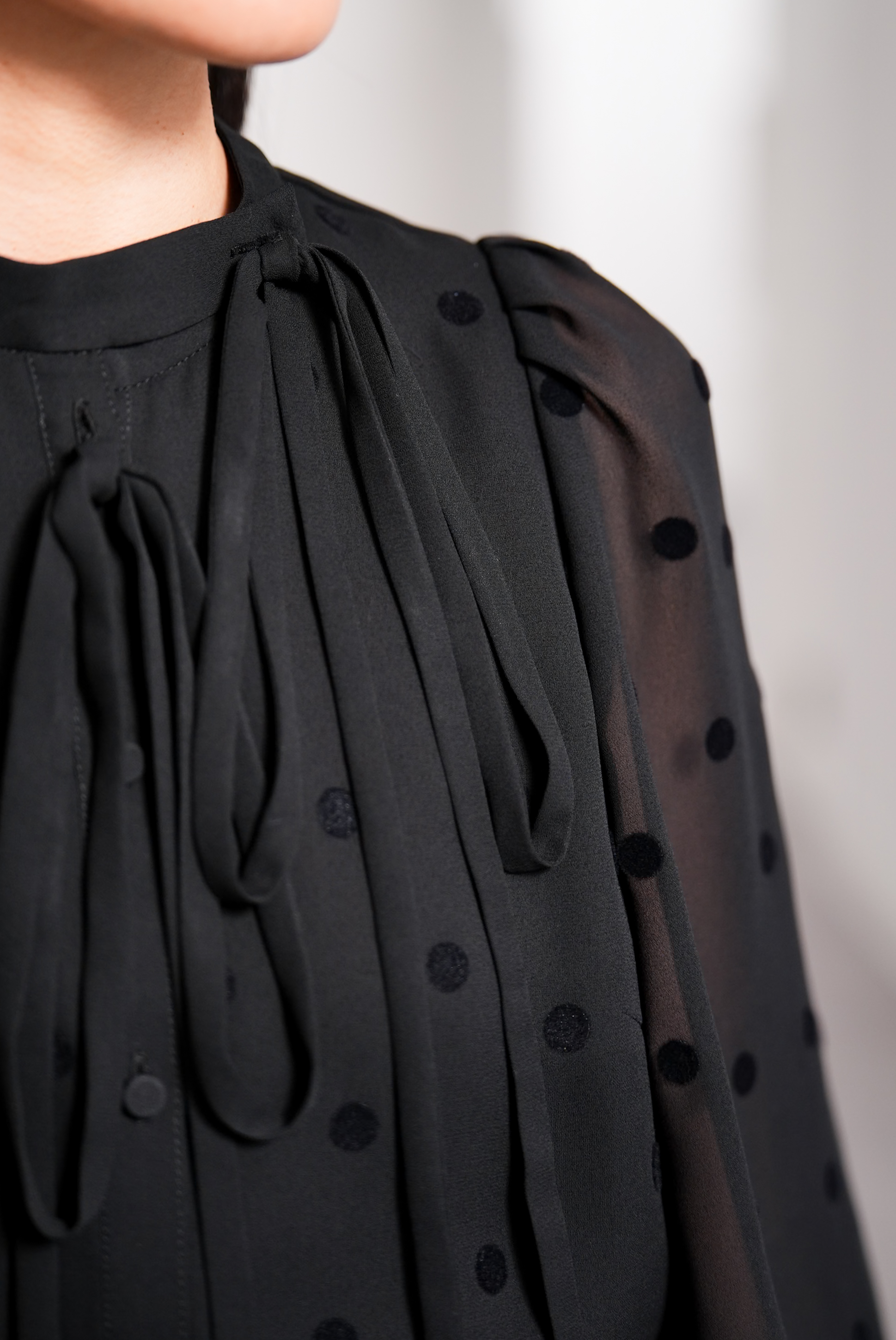Rosie Mink Dot Blackの画像