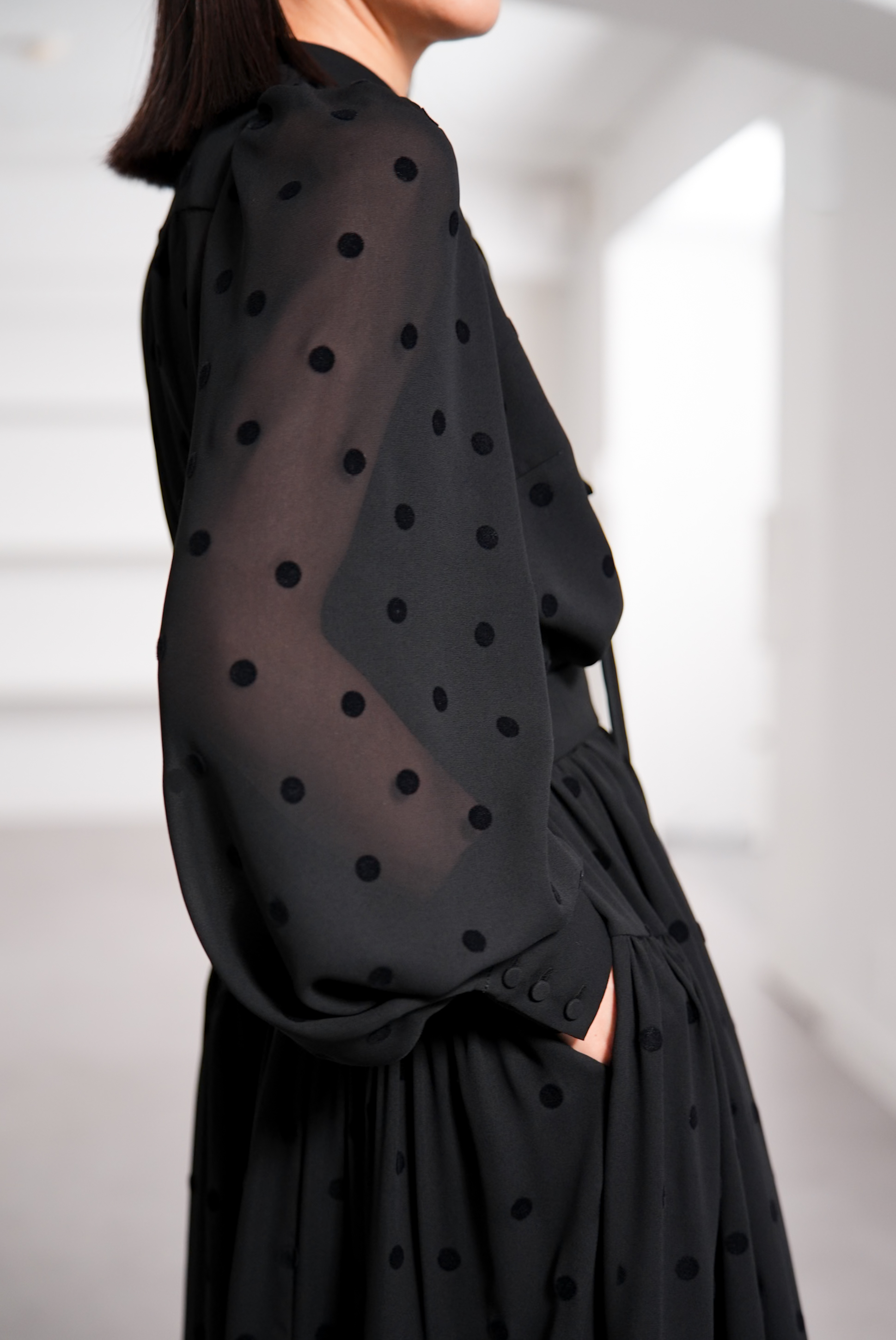 Rosie Mink Dot Blackの画像