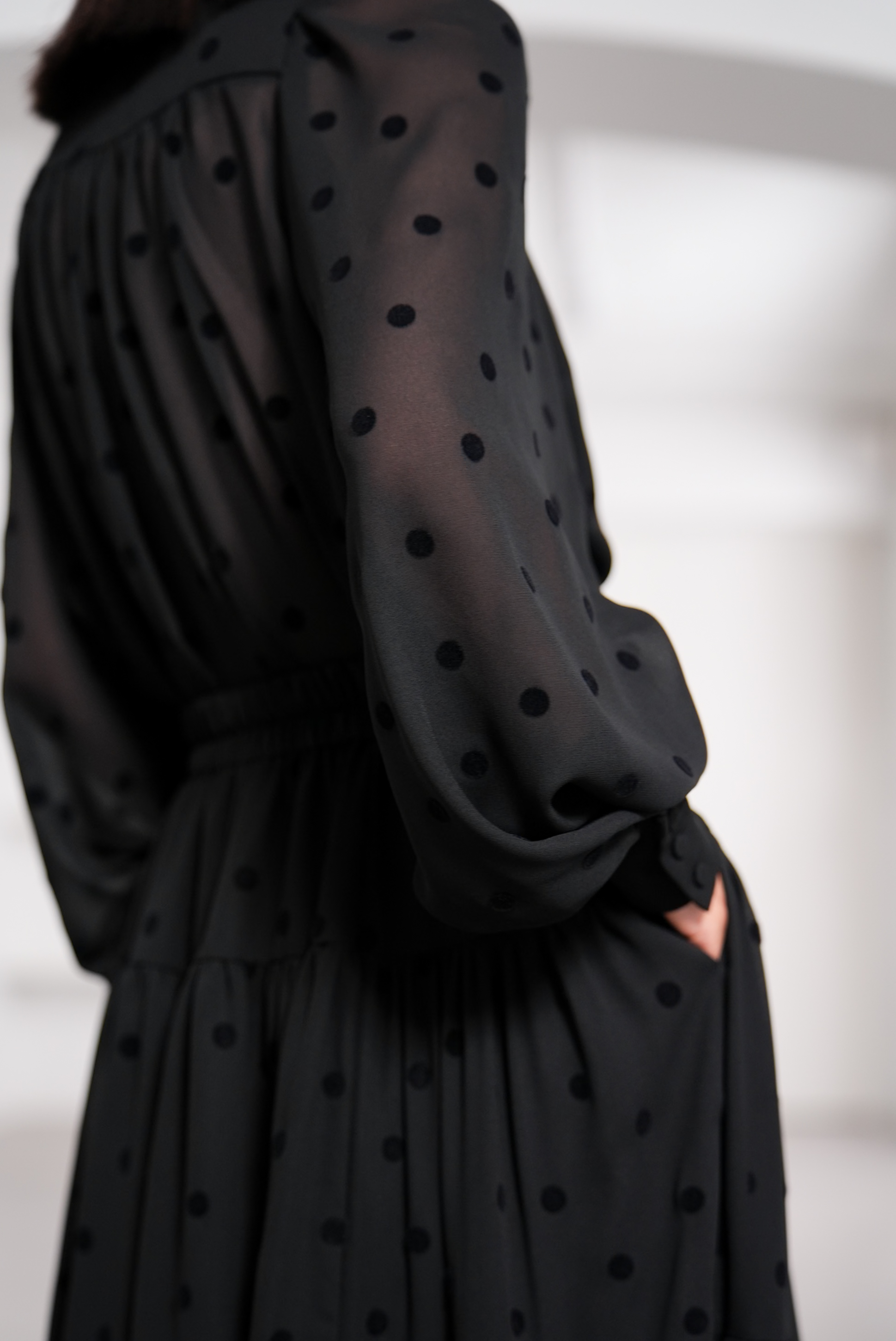 Rosie Mink Dot Blackの画像