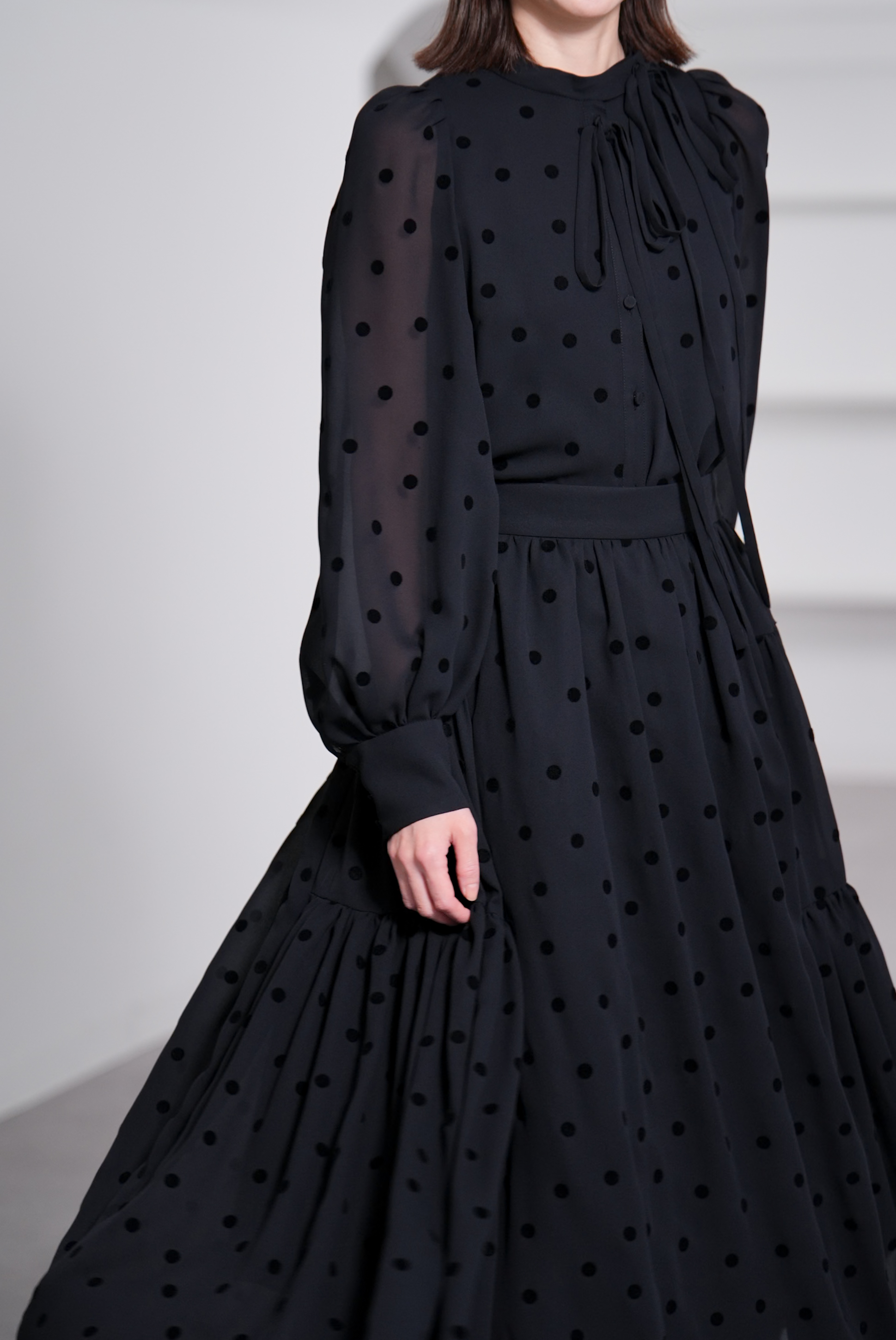 Rosie Mink Dot Blackの画像