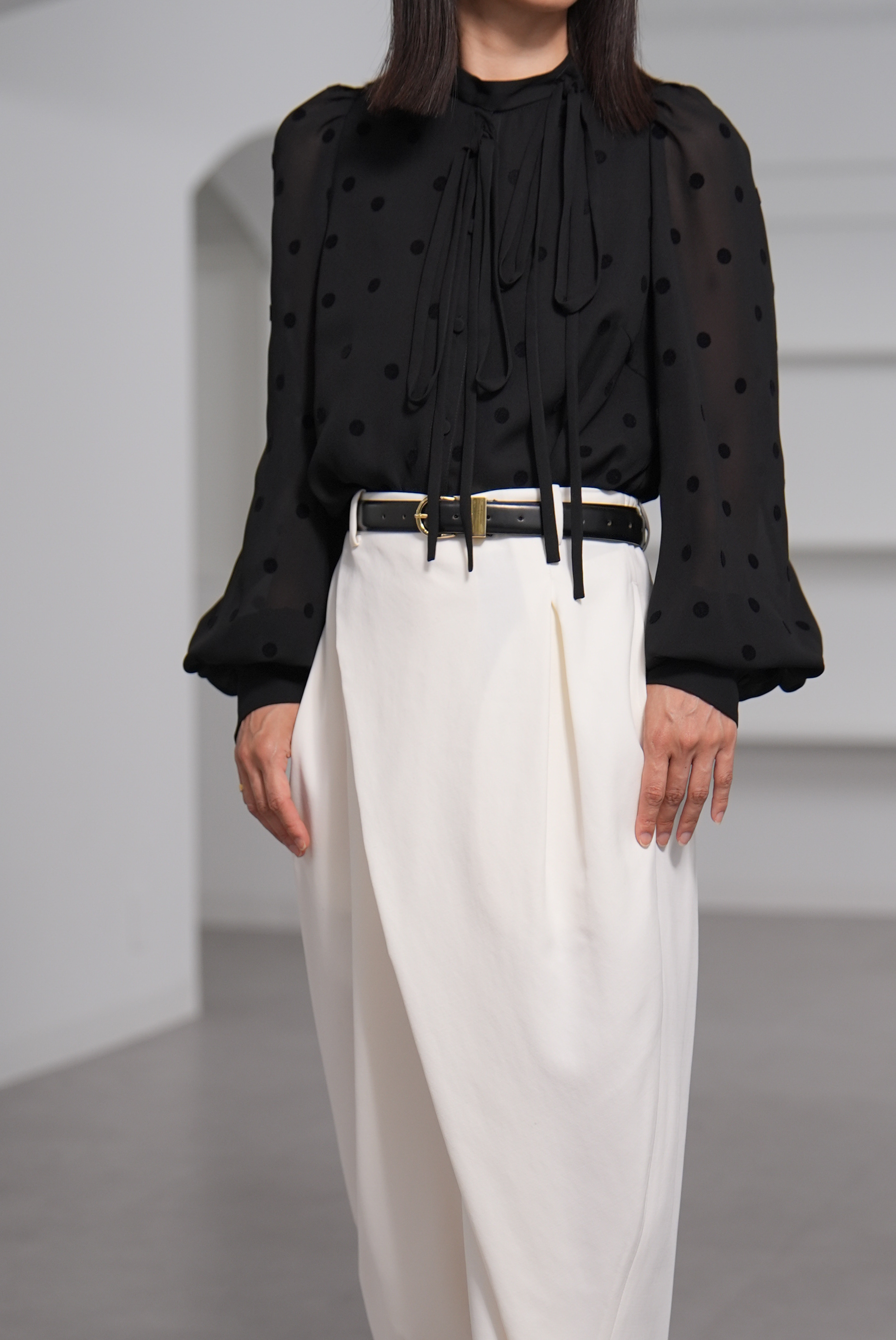 Rosie Mink Dot Blackの画像