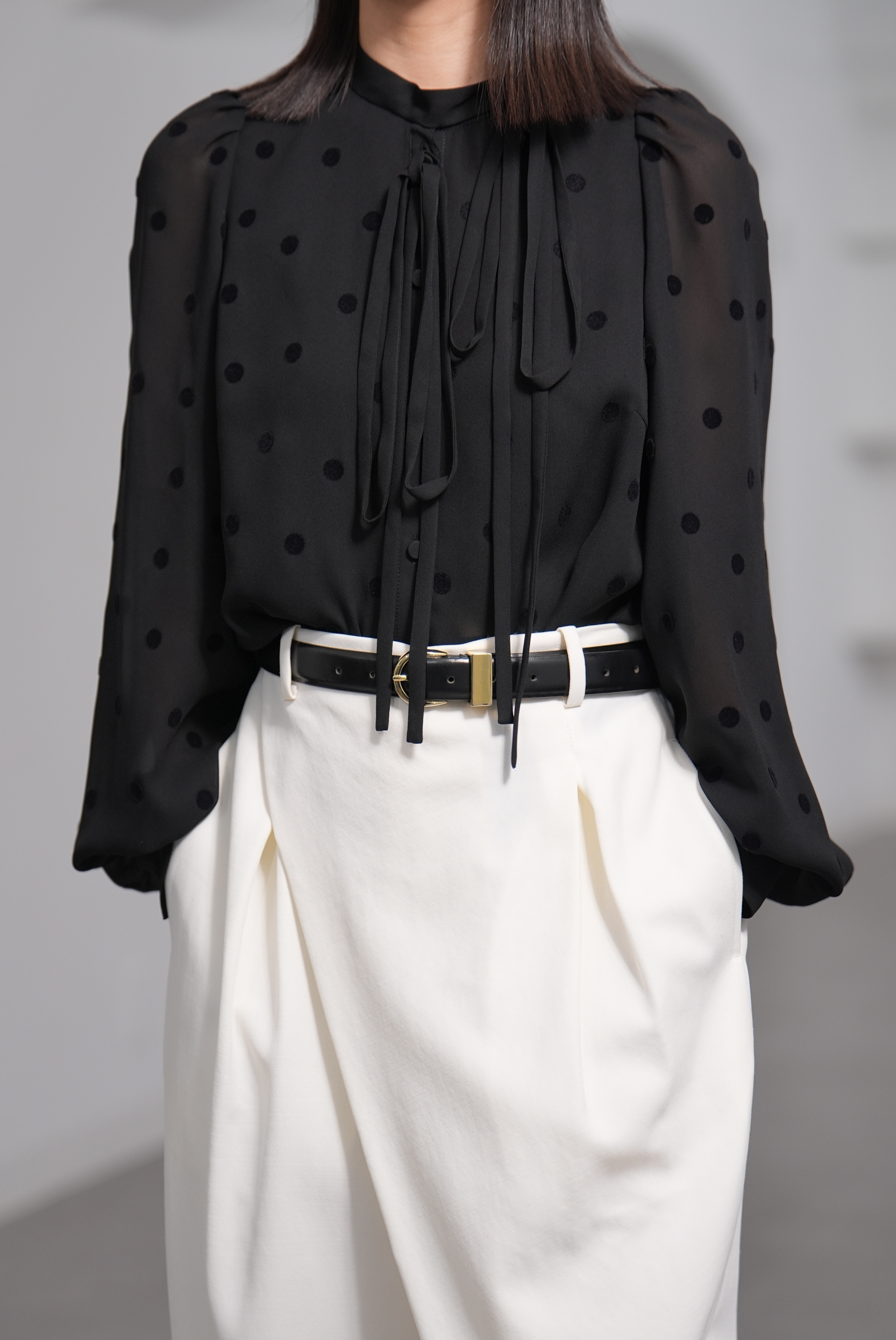 Rosie Mink Dot Blackの画像