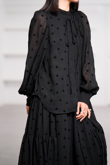 Rosie Mink Dot Blackの画像