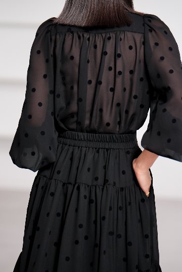 Rosie Mink Dot Blackの画像