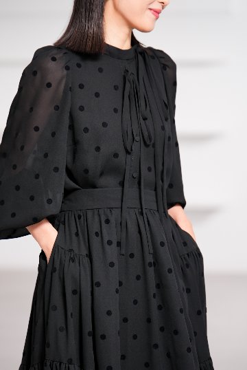 Rosie Mink Dot Blackの画像