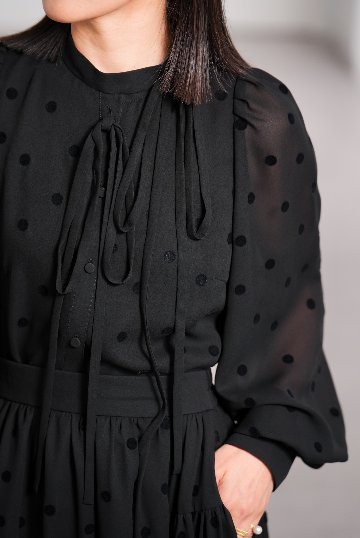 Rosie Mink Dot Blackの画像