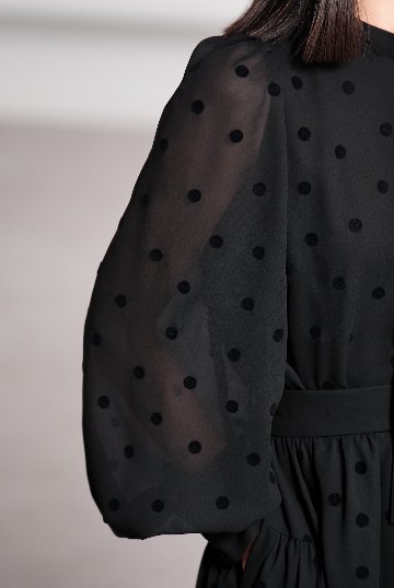 Rosie Mink Dot Blackの画像