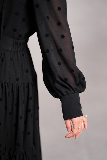 Rosie Mink Dot Blackの画像