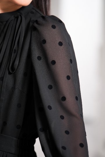 Rosie Mink Dot Blackの画像