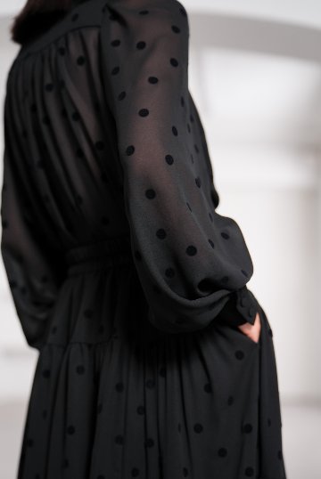 Rosie Mink Dot Blackの画像