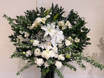 御葬儀用スタンド花の画像