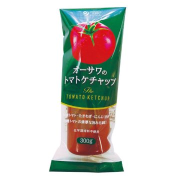 【添加物・砂糖不使用】オーサワのトマトケチャップ チューブ入り（３００ｇ）画像