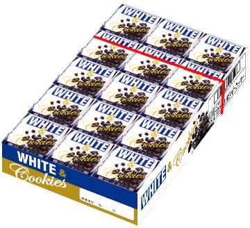 チロルチョコ〈ホワイト＆クッキー〉画像
