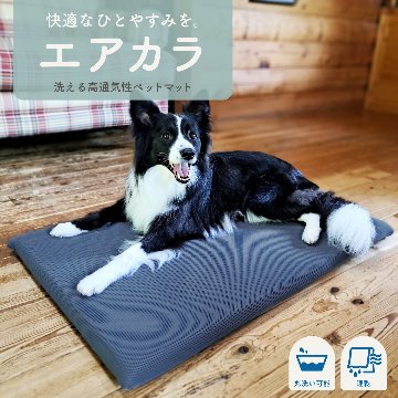 【まるごと洗える】高通気・速乾ペットマット エアカラの画像