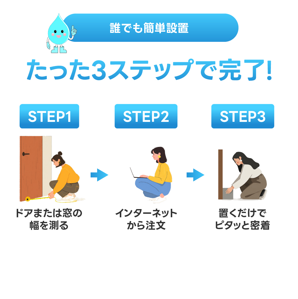 防水板 【玄関ドア・窓の幅に合わせてサイズ指定可能】止水パネル 防水板 サイズ指定可能 台風 ゲリラ豪雨 玄関 勝手口 窓 床上浸水防止 ポリエチレン 軽量 日本製の画像