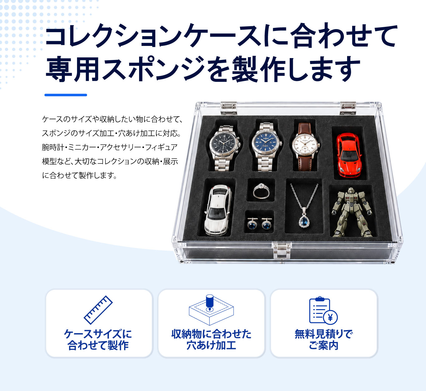 コレクション用スポンジの画像