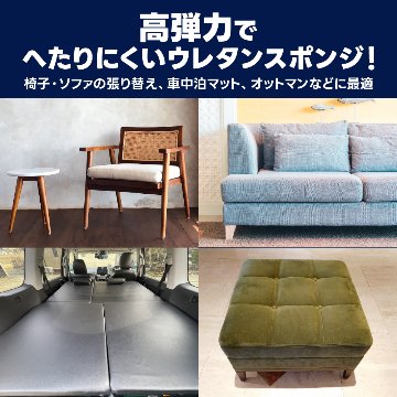 やわらかい高弾性ウレタンスポンジ-希望サイズ販売-の画像