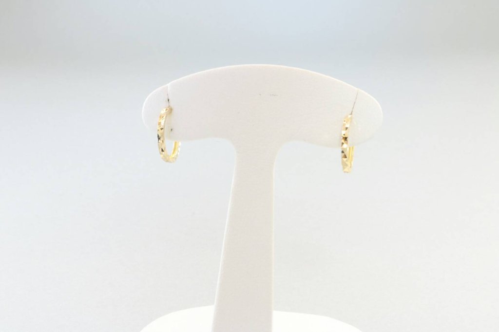 《SALE 10%OFF》輝くK18フープピアスの画像