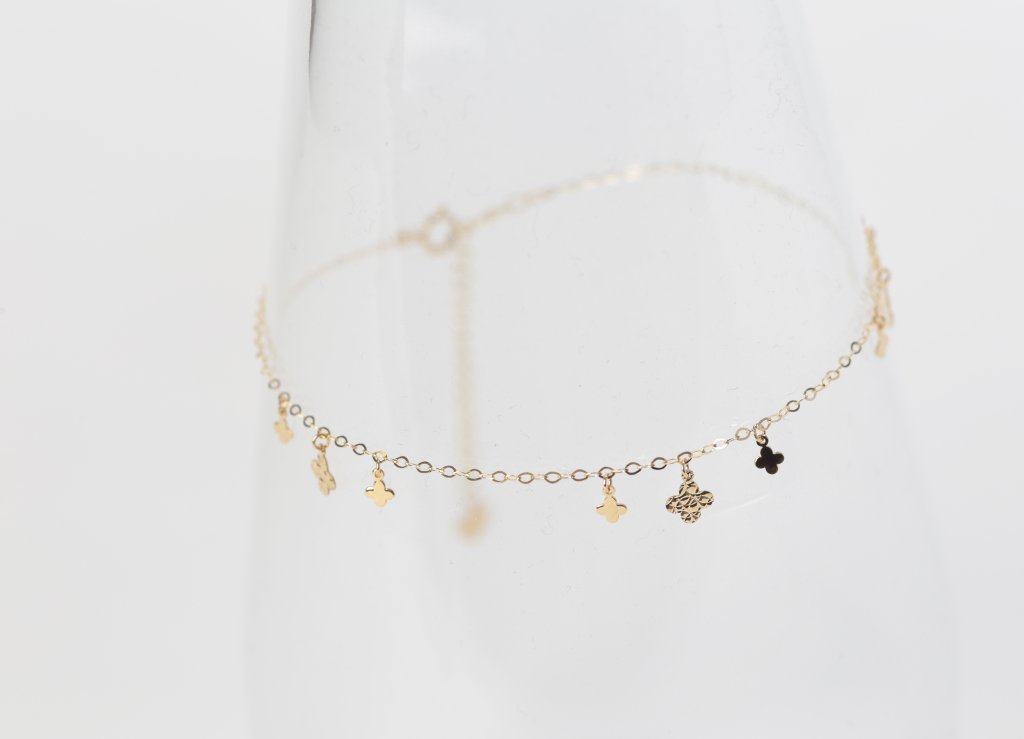  《SALE 20％OFF》K18・足首を華奢に魅せるアンクレットの画像