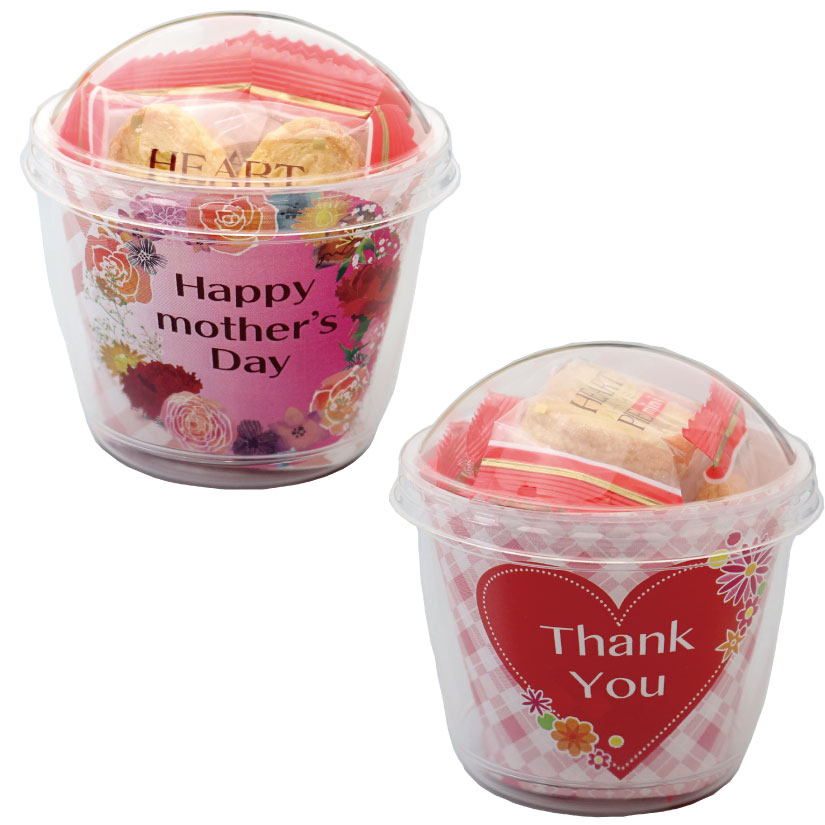 母の日ミニハートパイカップ72個セットの画像