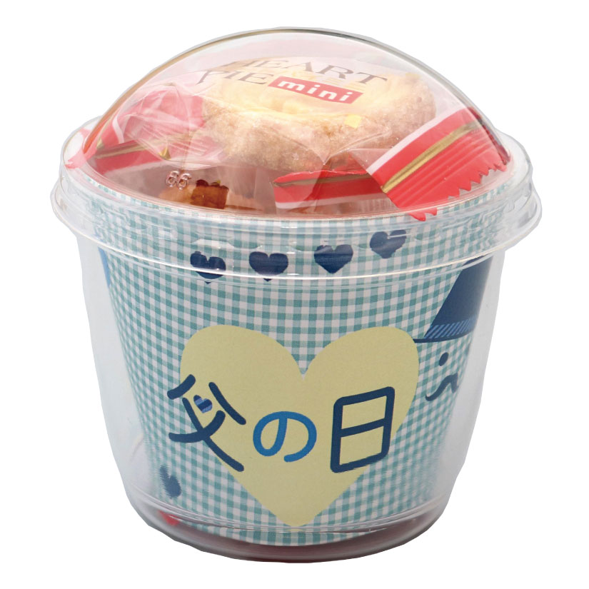 父の日ミニハートパイカップ72個セットの画像